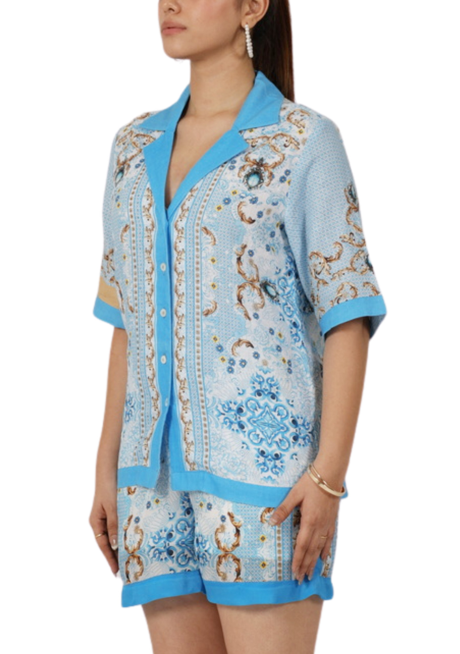 Ocean Pulse Half Sleeve Shirt